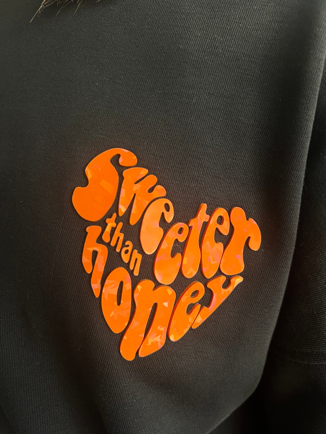 Sudadera Honey negro