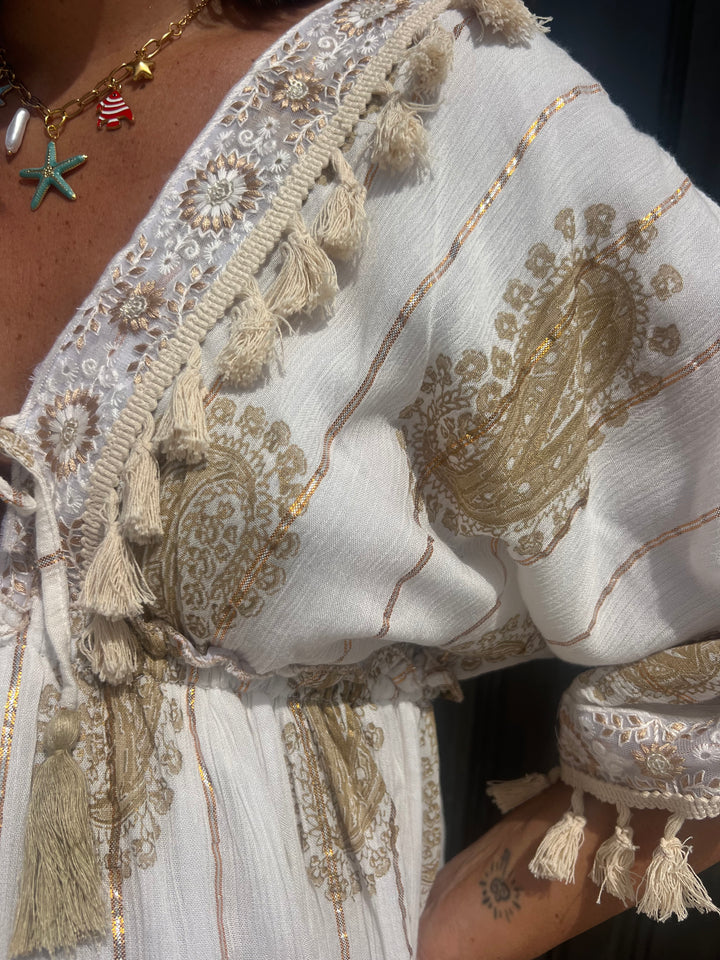 Vestido Golden beige