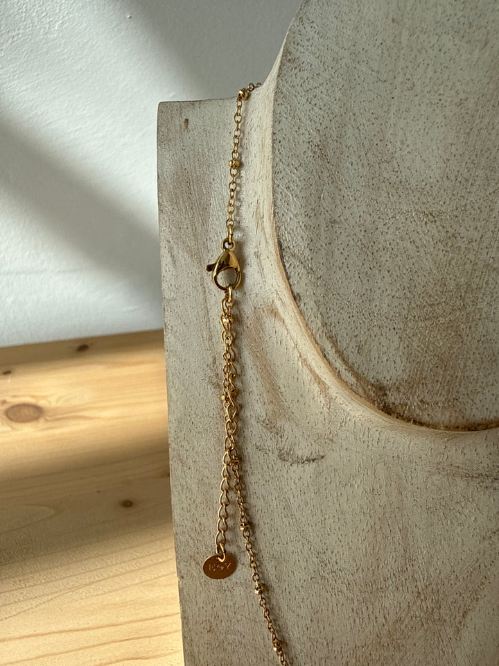 Collar Raspa dorado (acero)