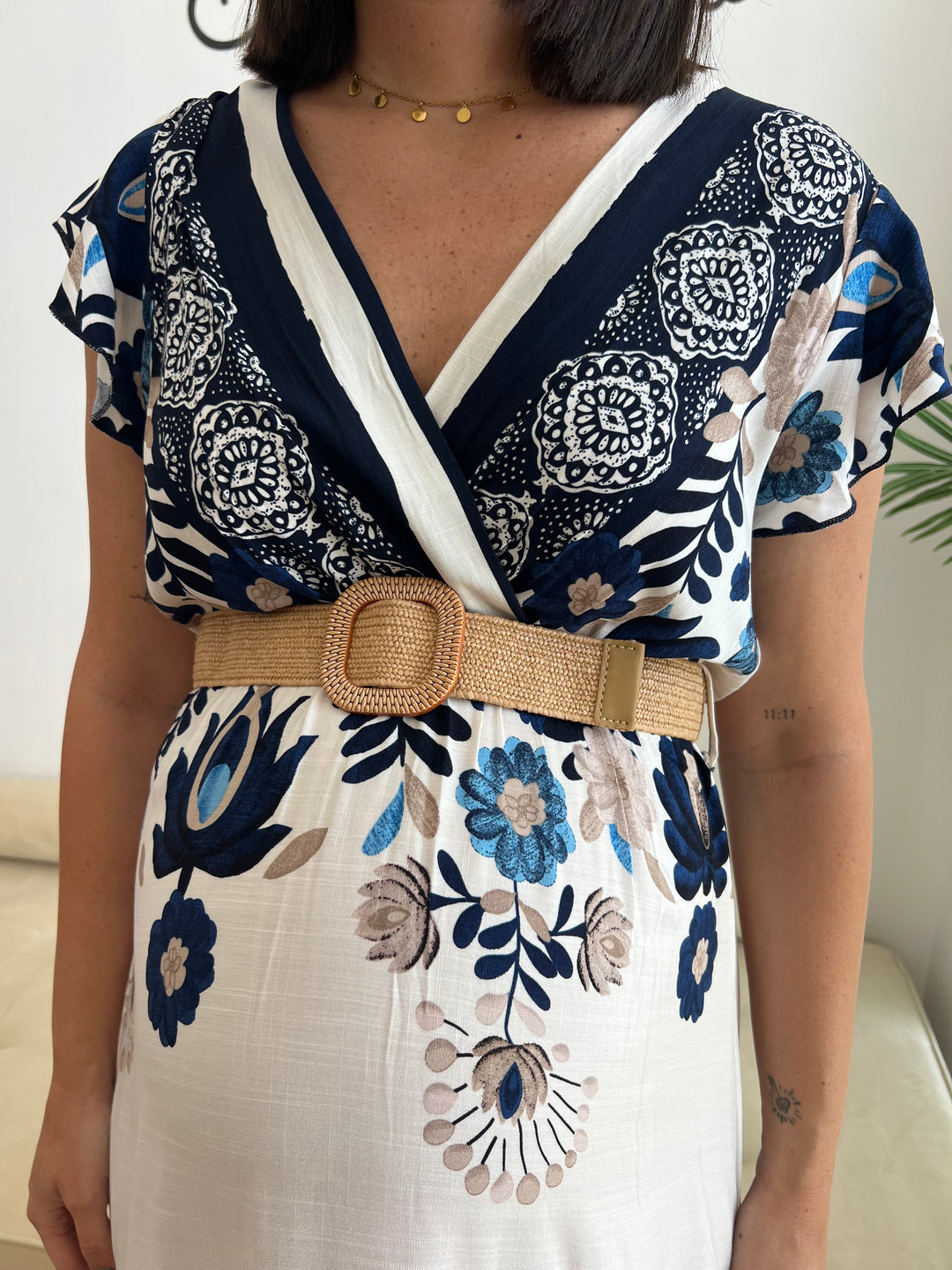 Vestido Dakota azul marino