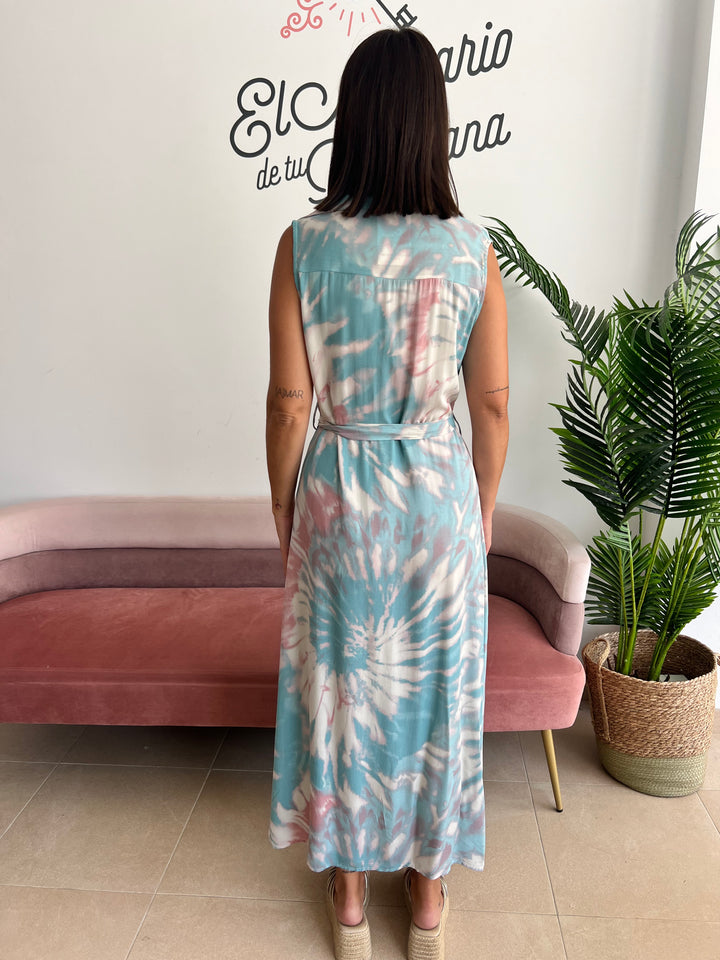 Vestido Aroa turquesa