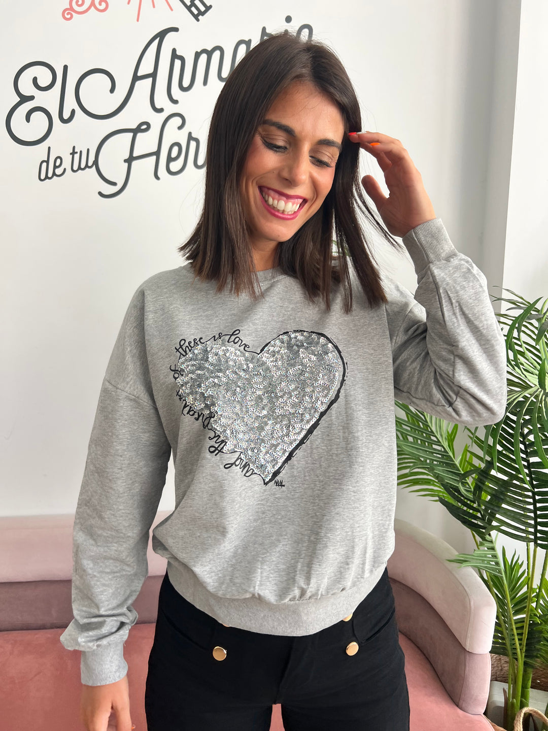Sudadera Coraima gris