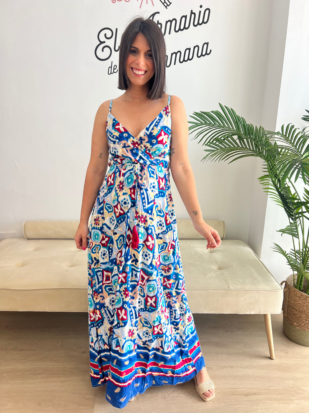 Vestido Maica azul