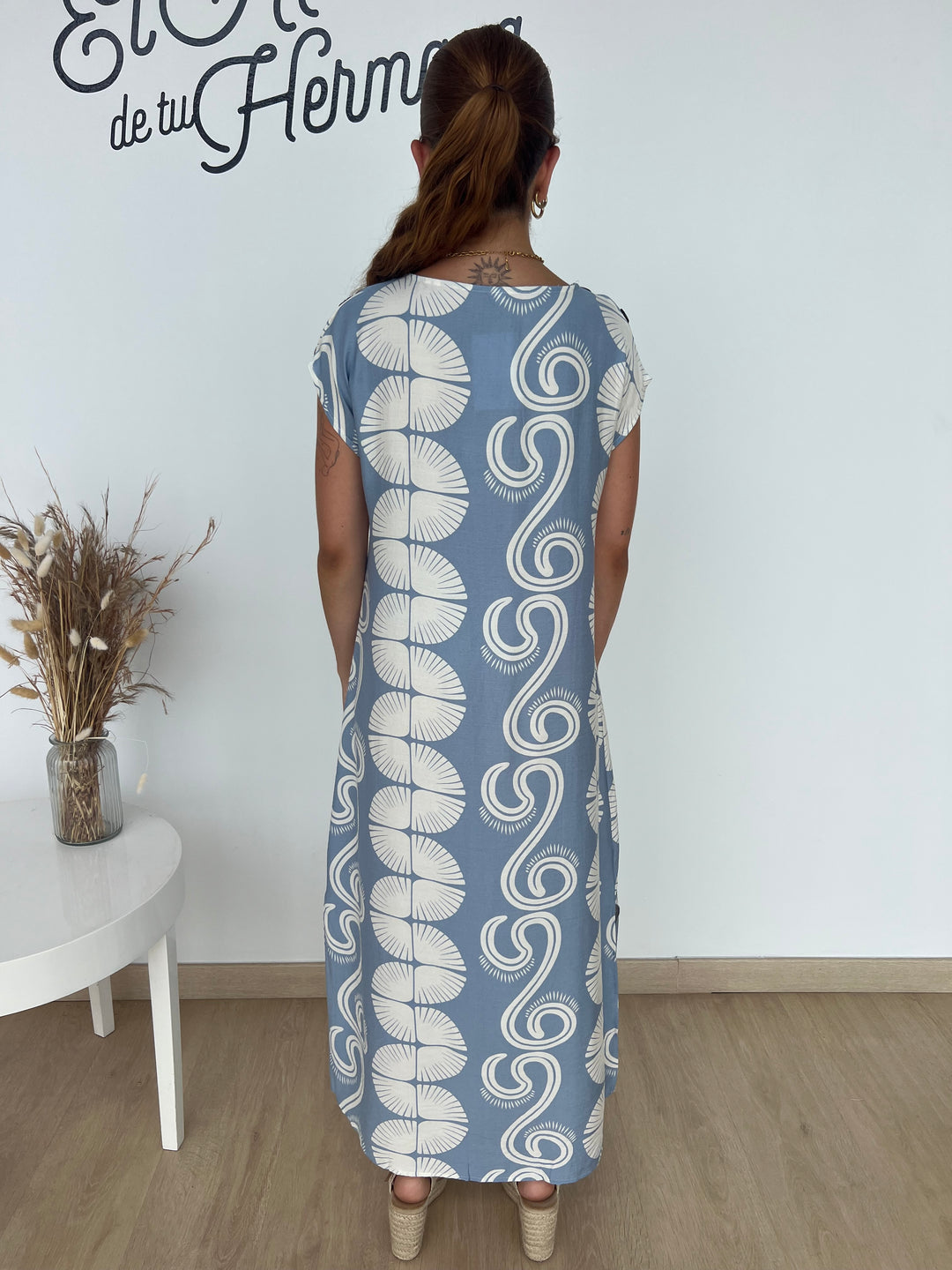 Vestido Salinas celeste