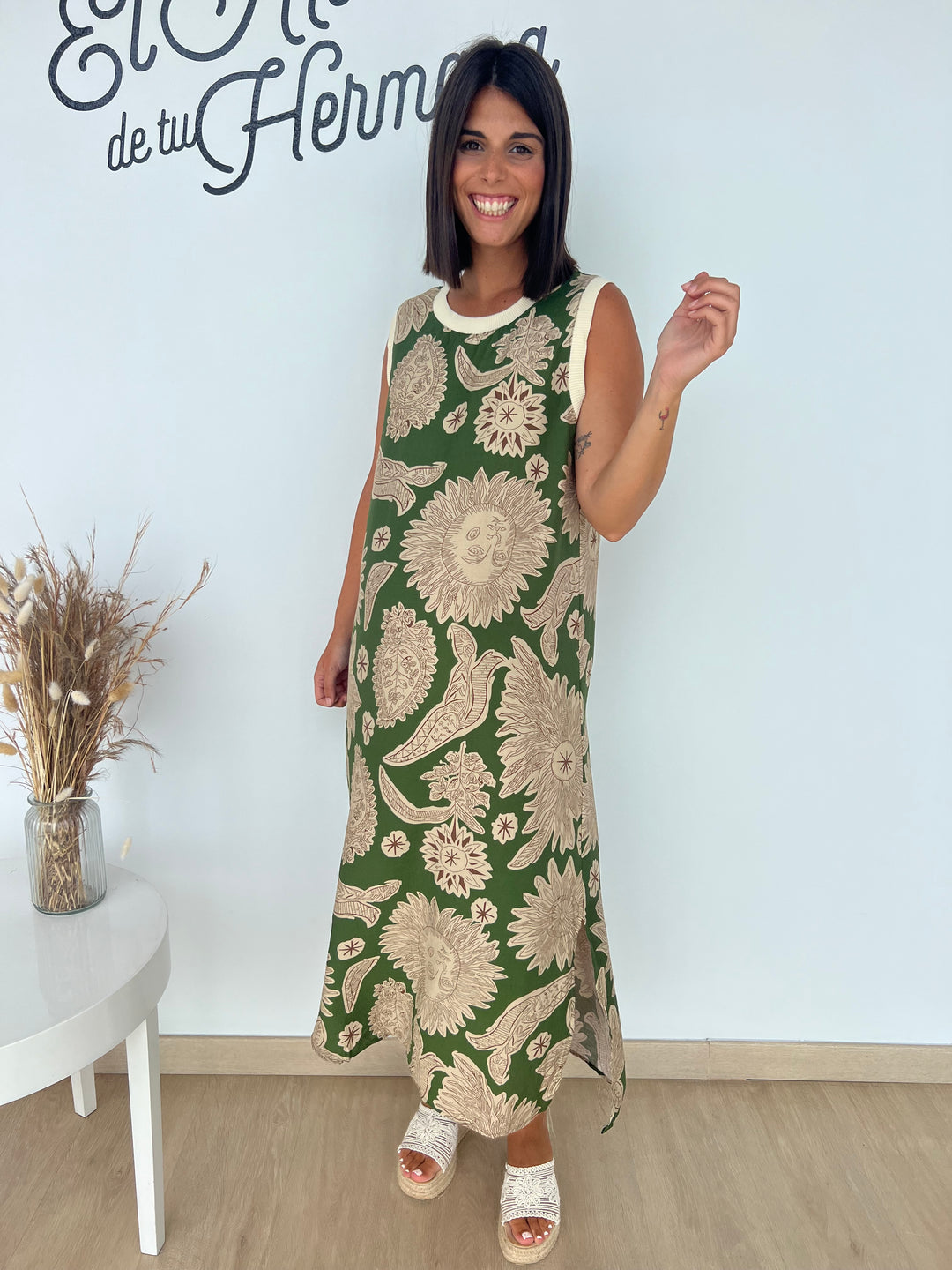 Vestido Saray verde