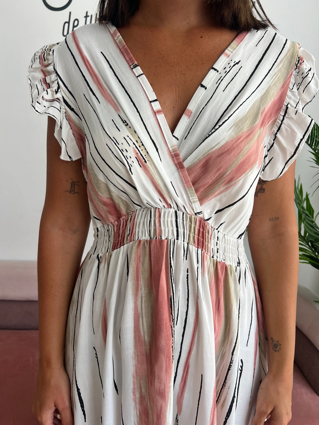 Vestido Abigaíl coral