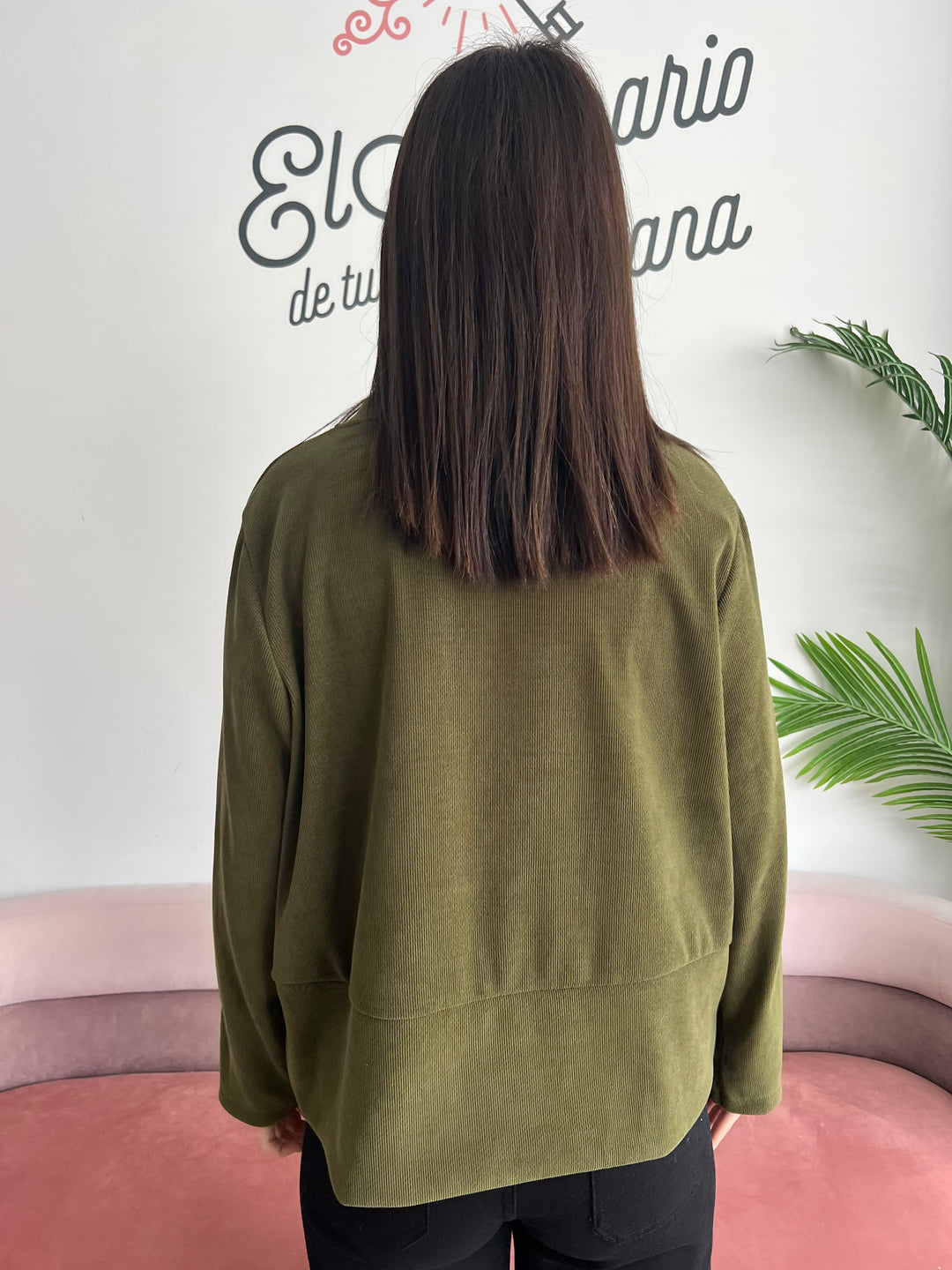 Chaqueta Noemí verde oscuro