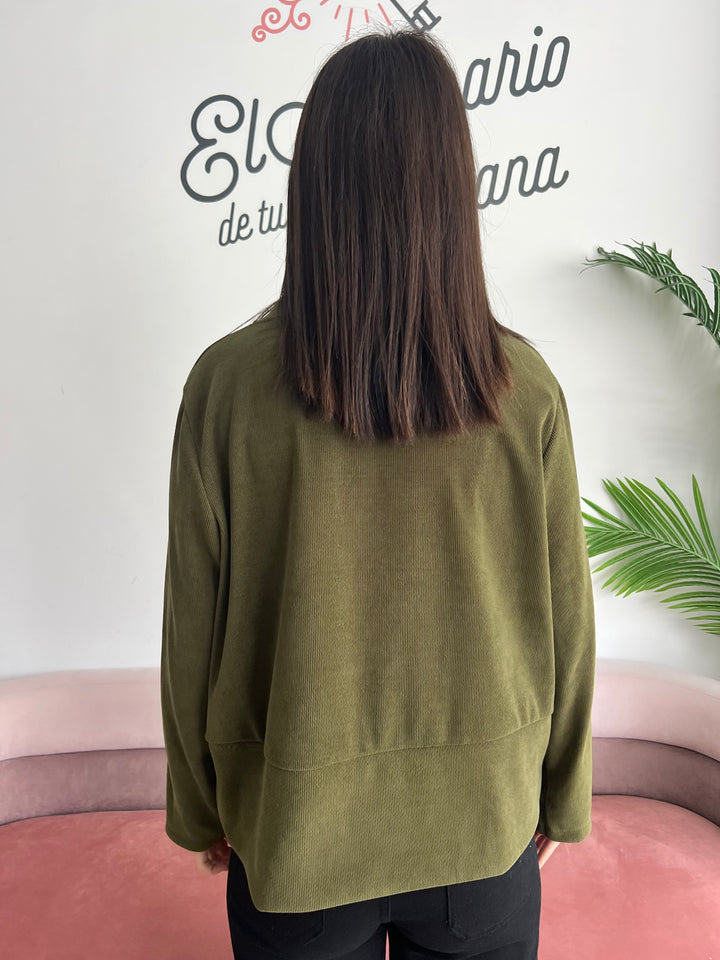 Chaqueta Noemí verde oscuro