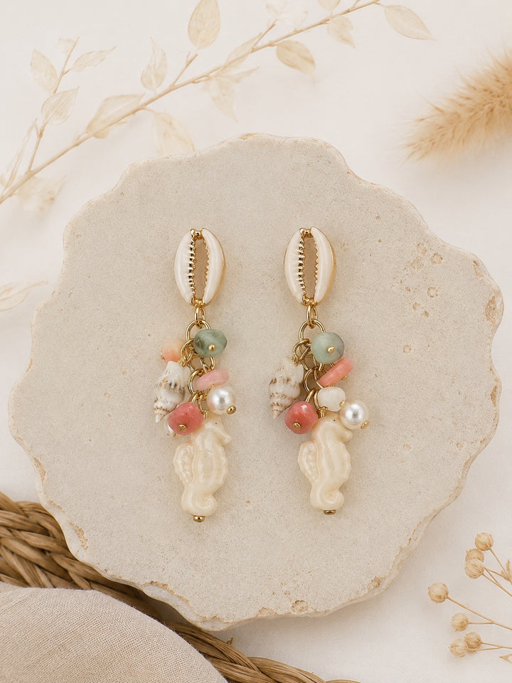 Pendientes Náyade Rojo (no acero)