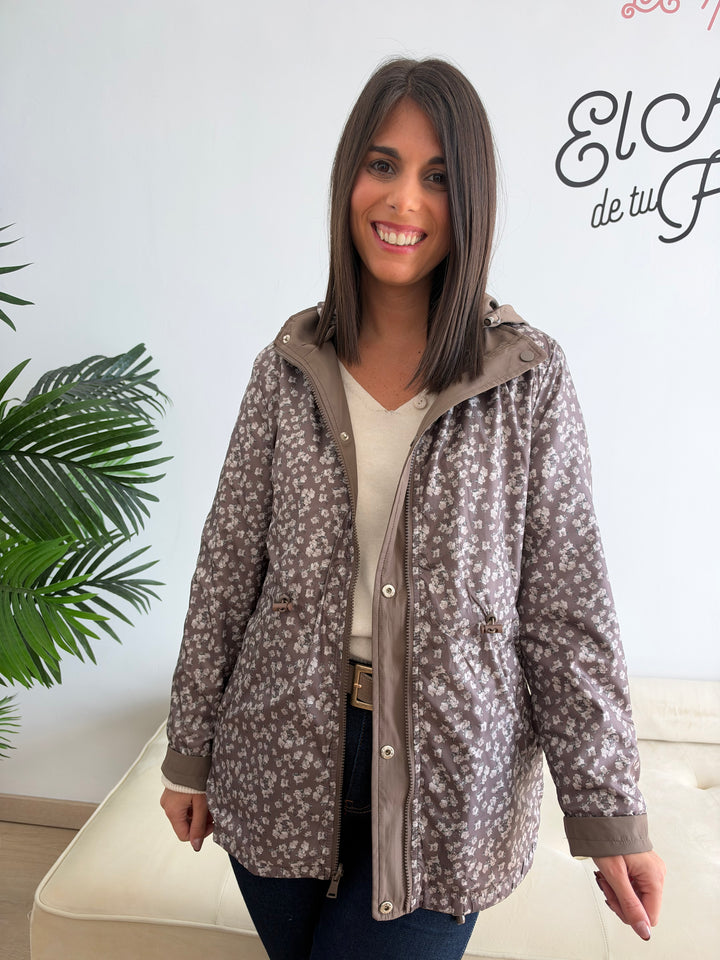 Chaqueta reversible Flori topo