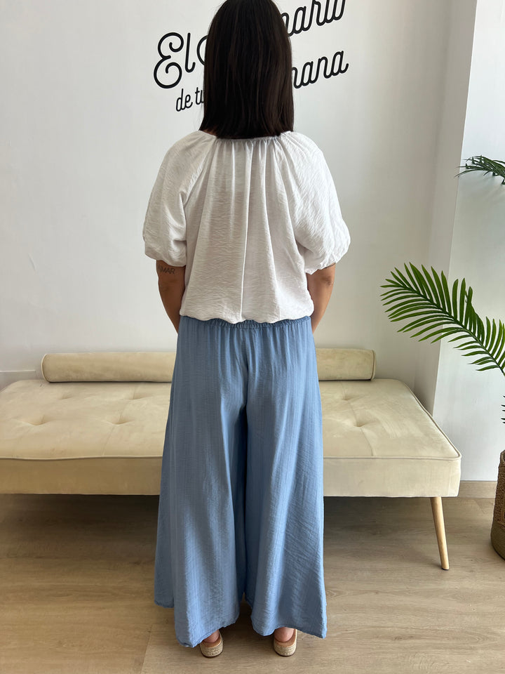 Pantalón Laika celeste