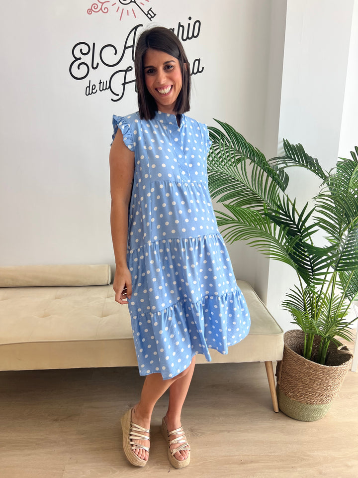 Vestido Martina celeste