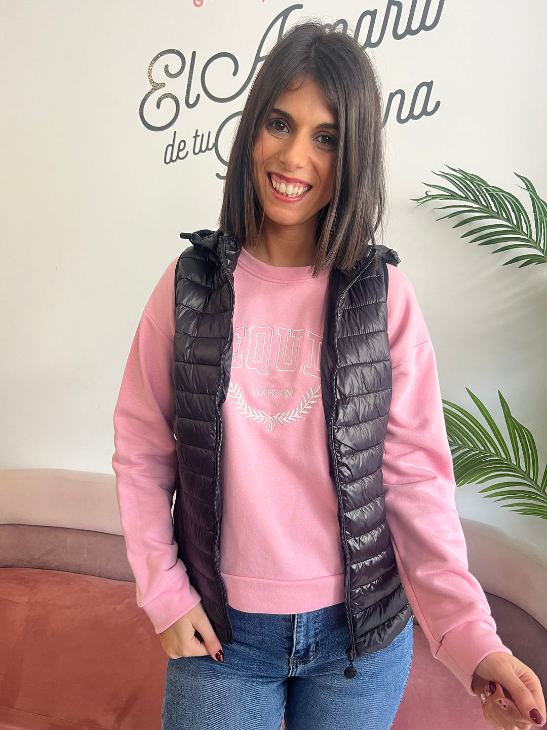 Chaleco Mónica negro