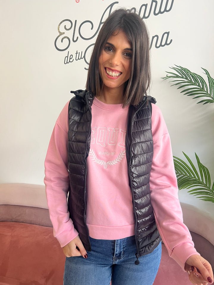 Chaleco Mónica negro