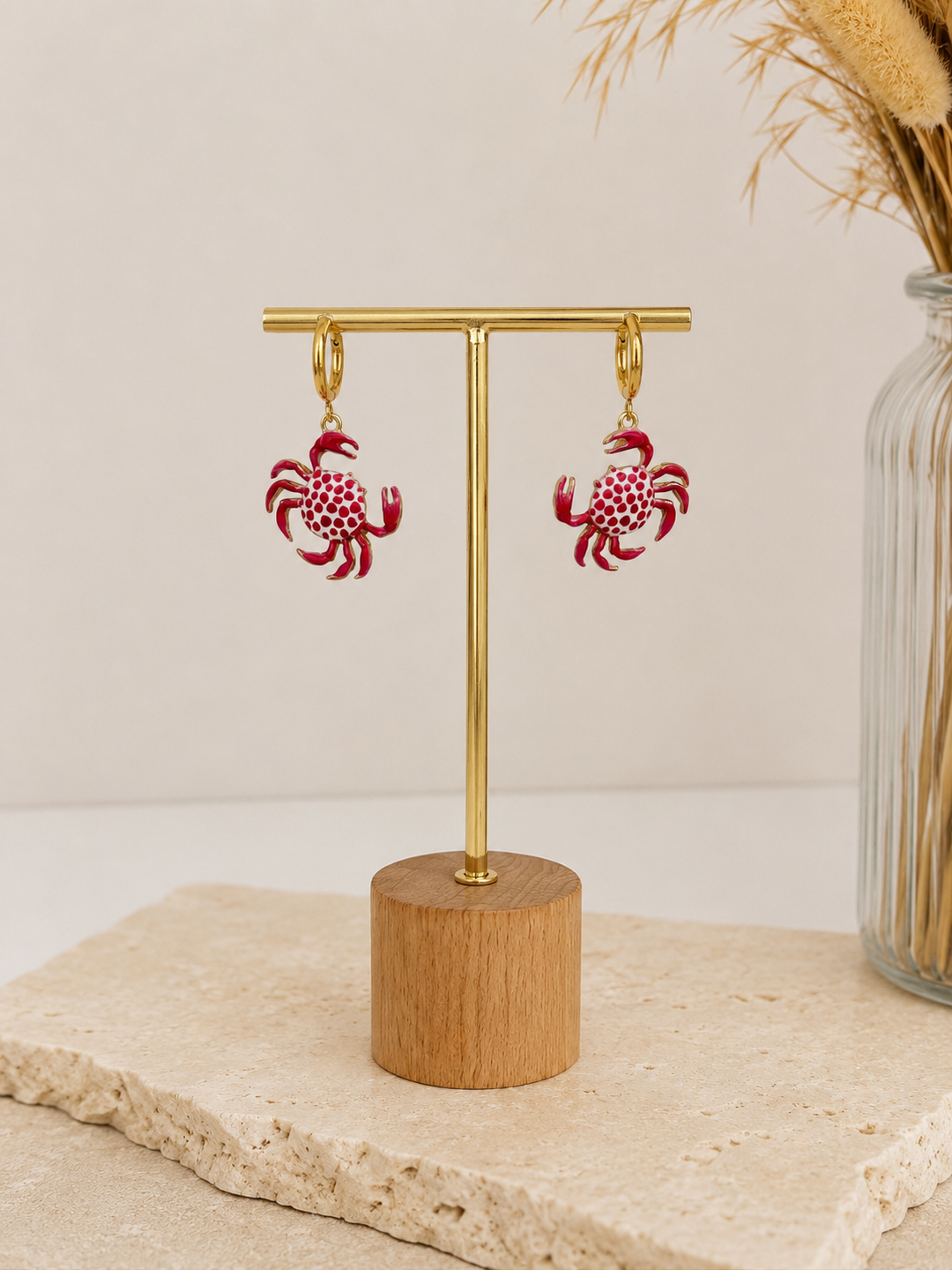 Pendientes Cangrejo (acero)