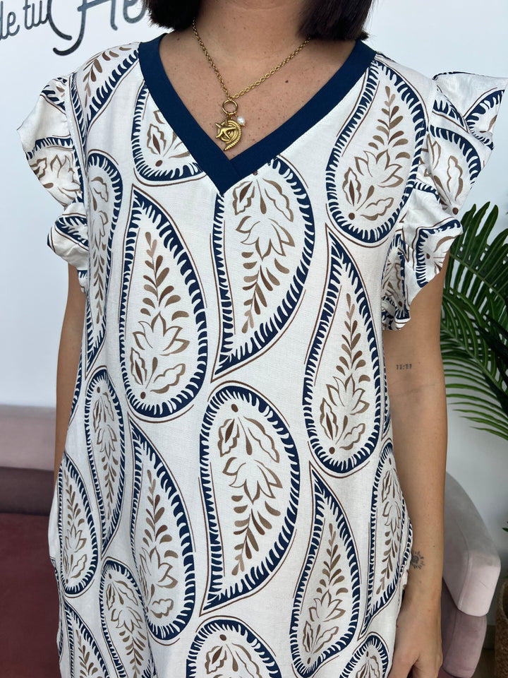 Vestido Débora azul