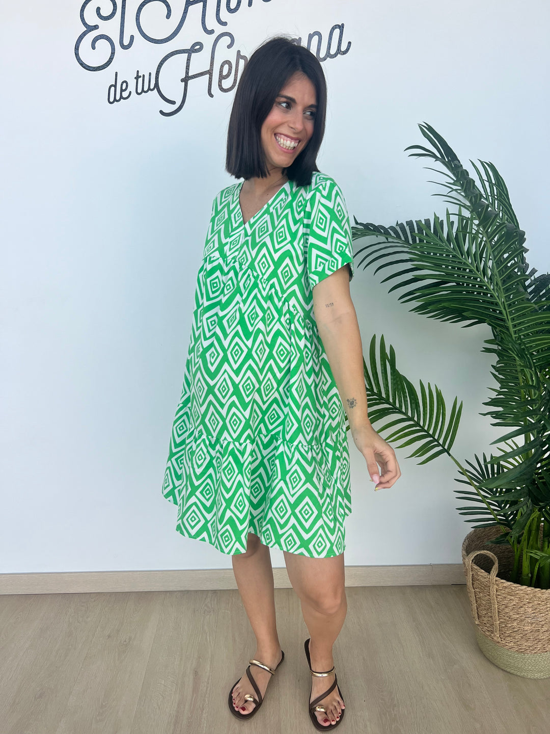 Vestido Abril verde
