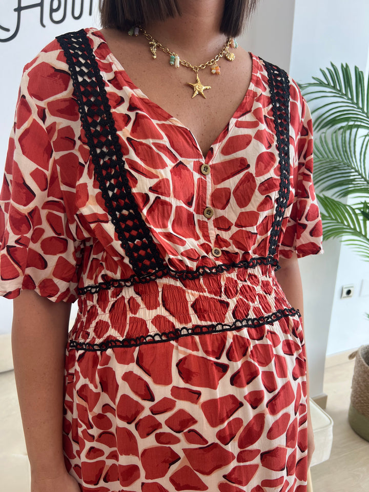 Vestido Henar teja