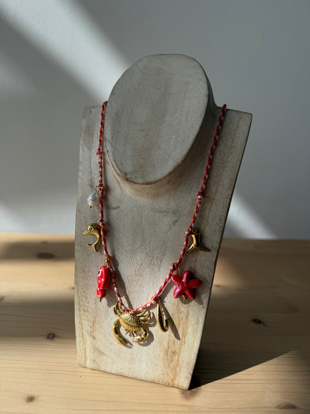 Collar cangrejo rojo (acero)