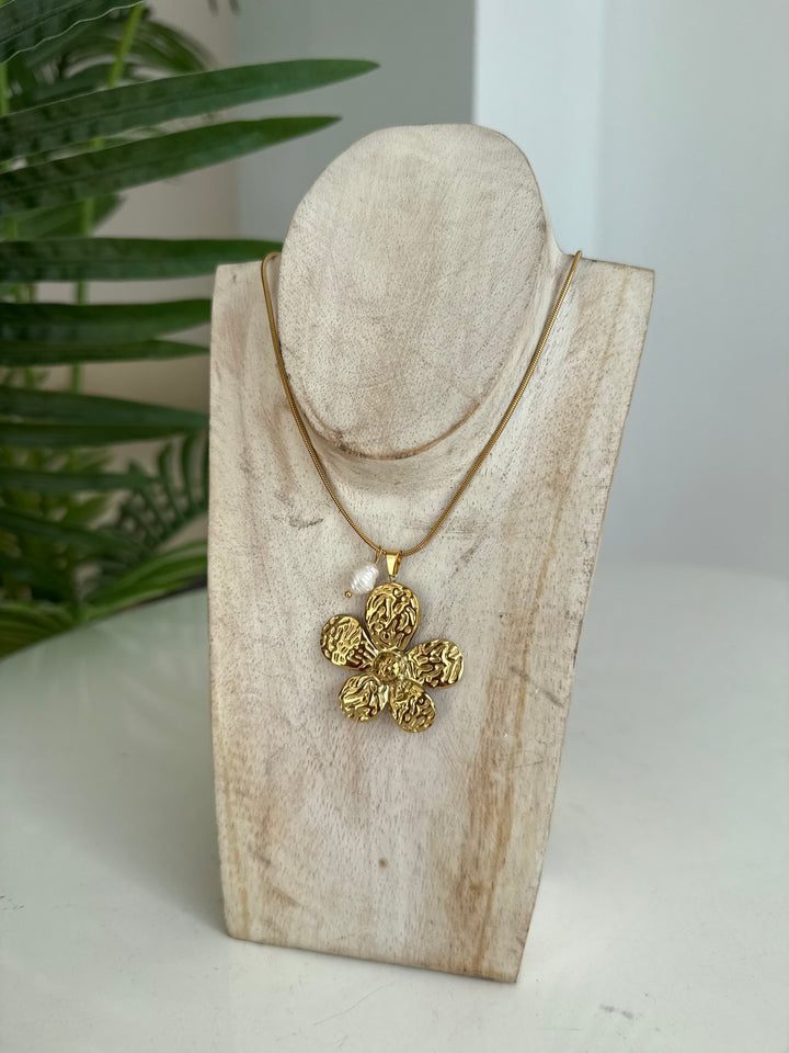 Collar Flor (acero)