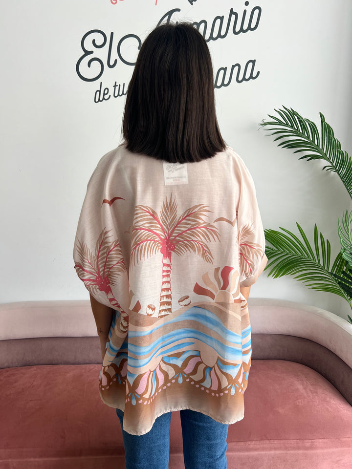 Camisa Mireia marrón