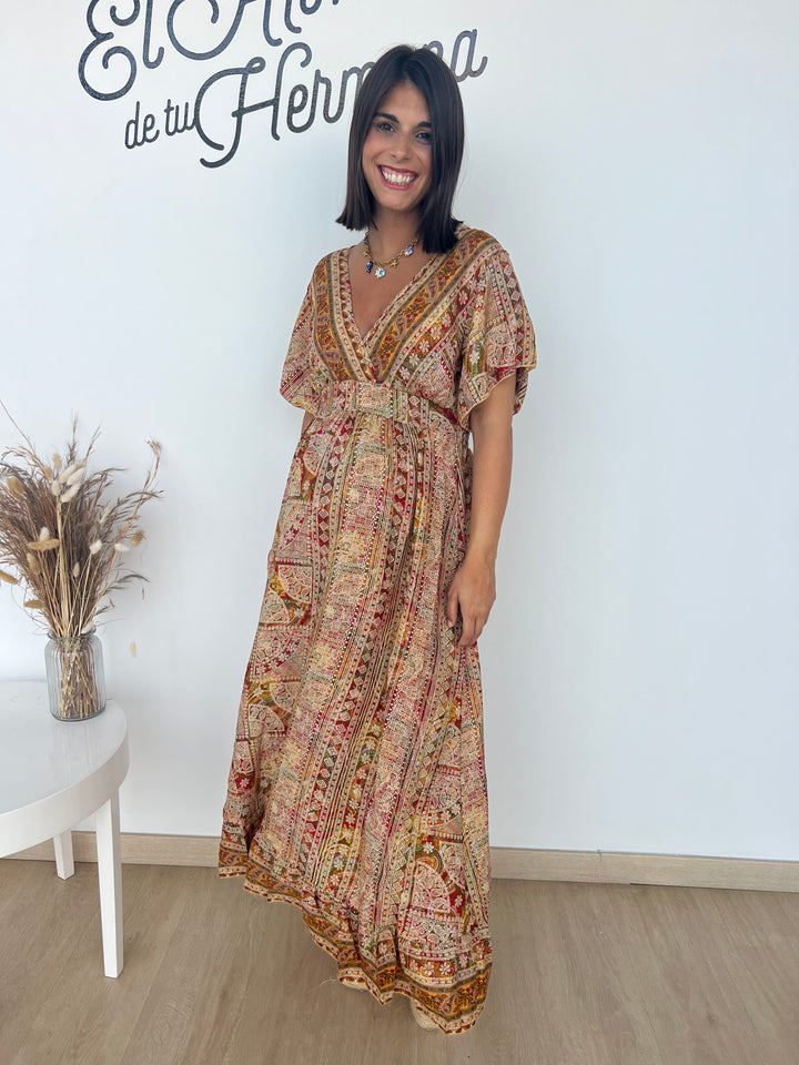 Vestido Vanesa camel