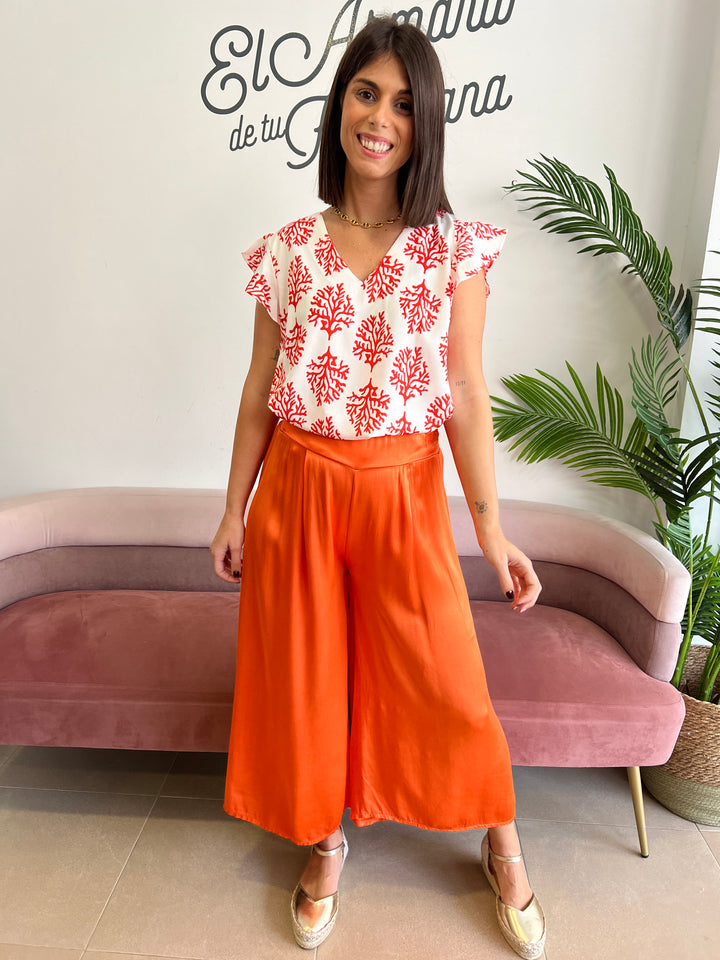 Pantalón Aroa naranja