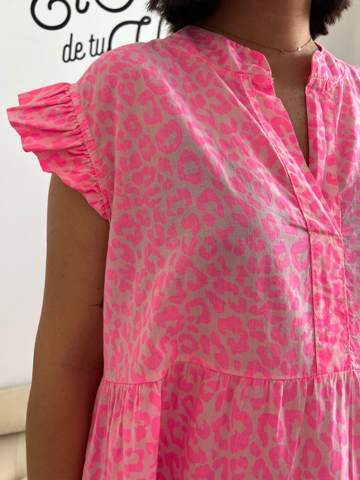 Vestido Rosalía rosa