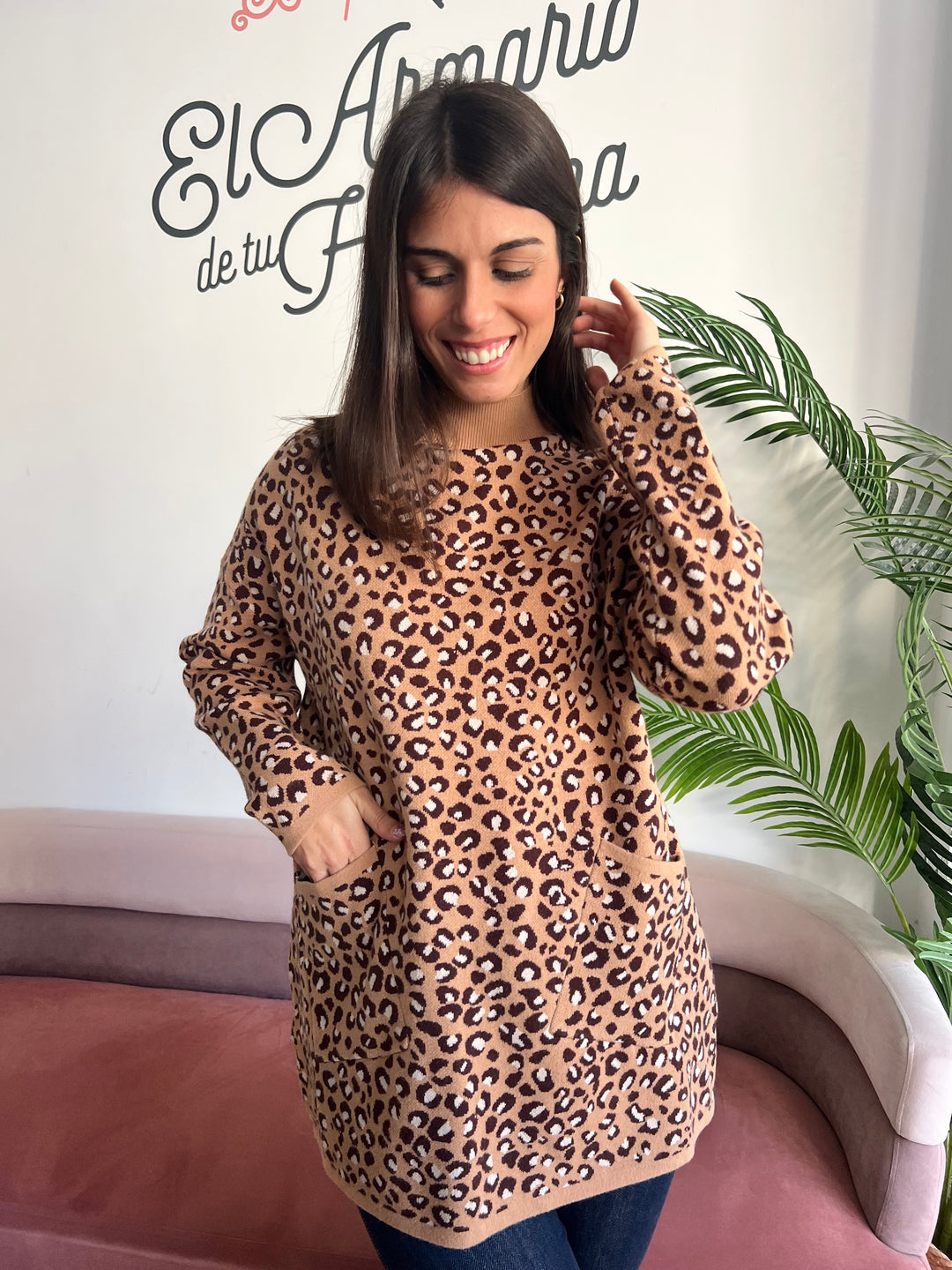 Jersey Macarena camel-beige