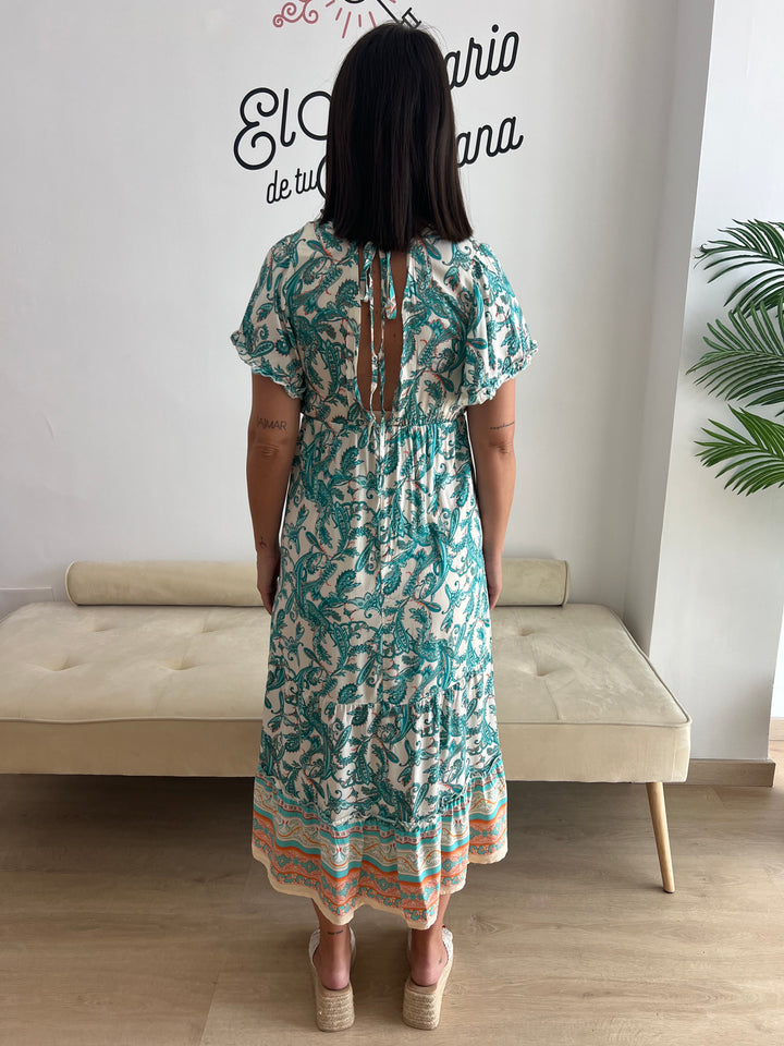 Vestido Marisa aguamarina
