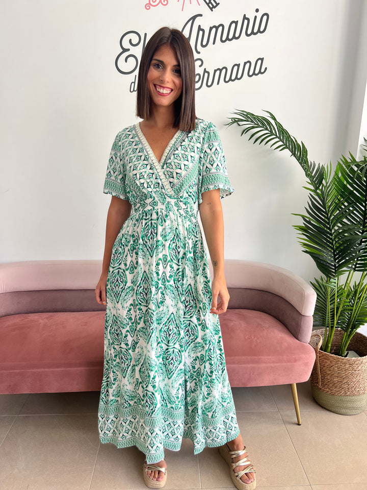 Vestido Marina verde