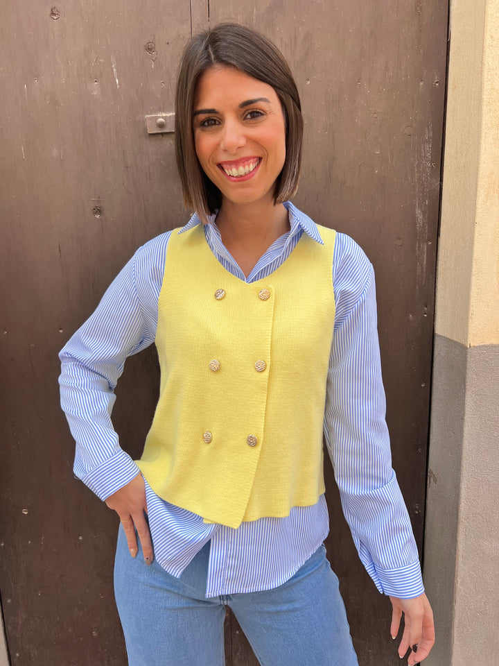 Chaleco Sandra amarillo