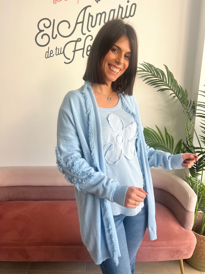 Chaqueta Estrellas celeste