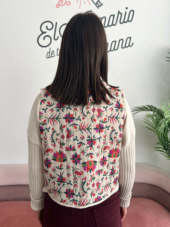 Chaleco Elena beige