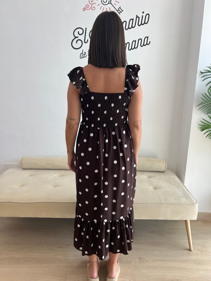 Vestido Marisol marrón