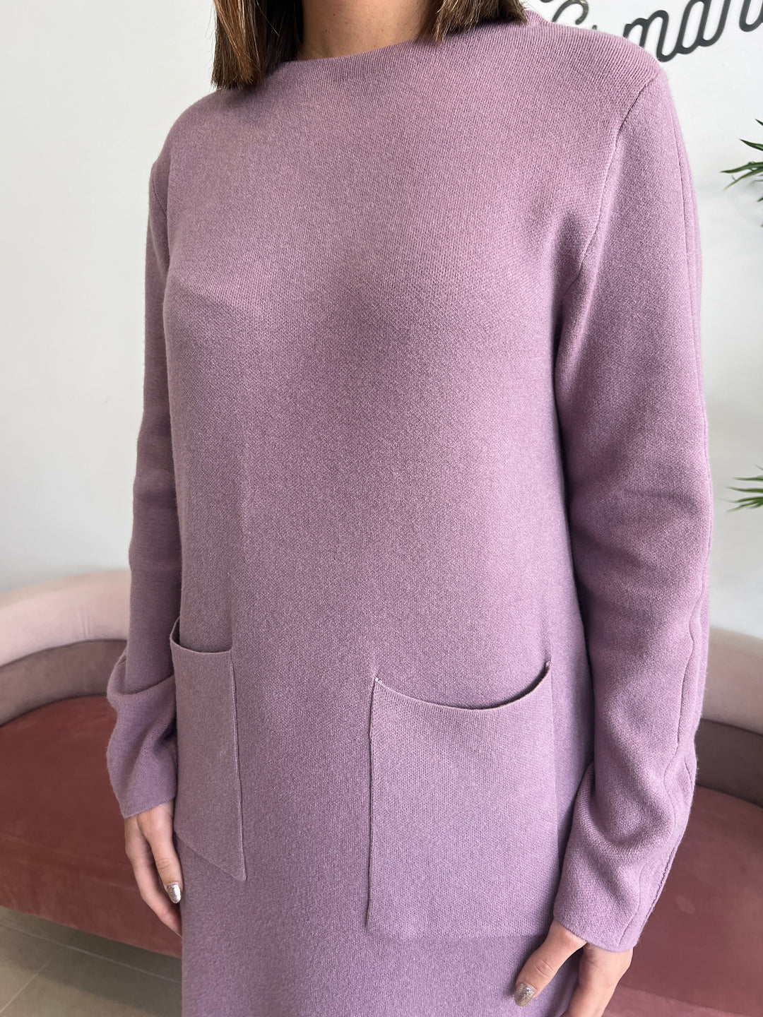 Vestido Lugo malva