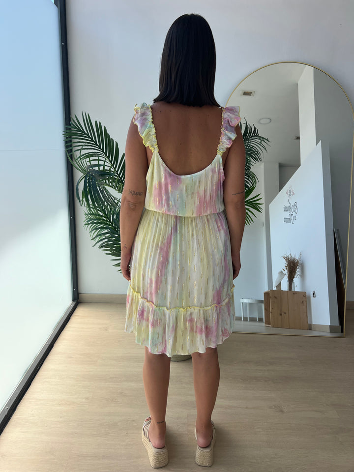 Vestido Conil corto amarillo