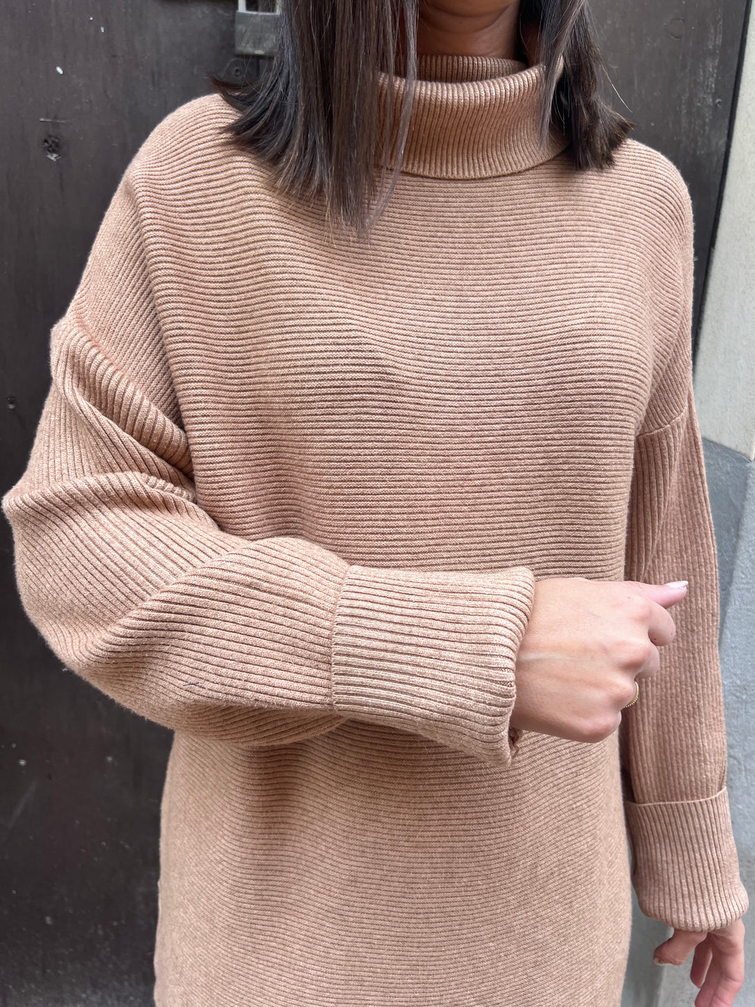 Vestido Matilda camel