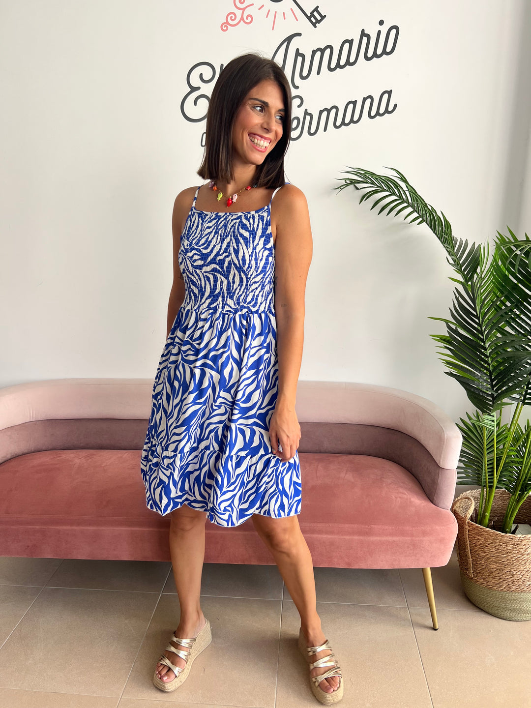 Vestido Berta azul
