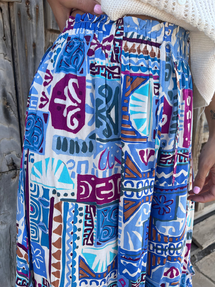 Pantalón Étnico azul