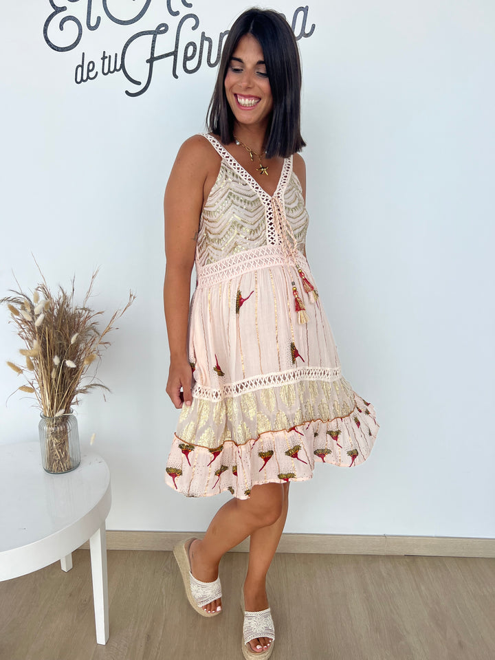 Vestido Fabiana rosa