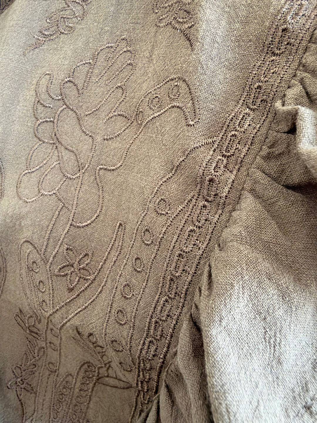 Blusa Alice marrón