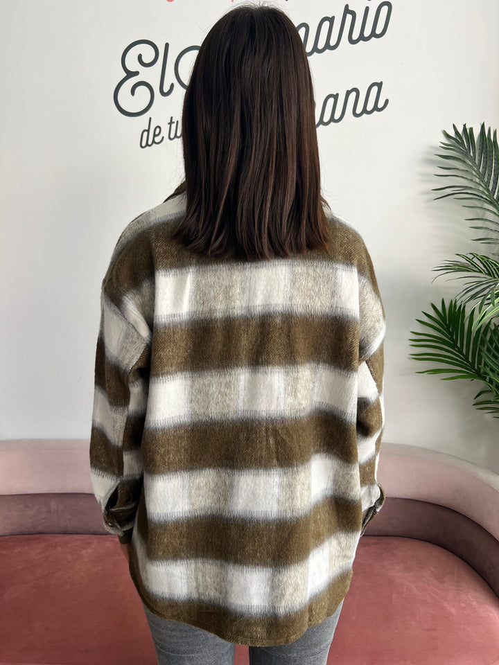 Chaqueta Natalia verde militar