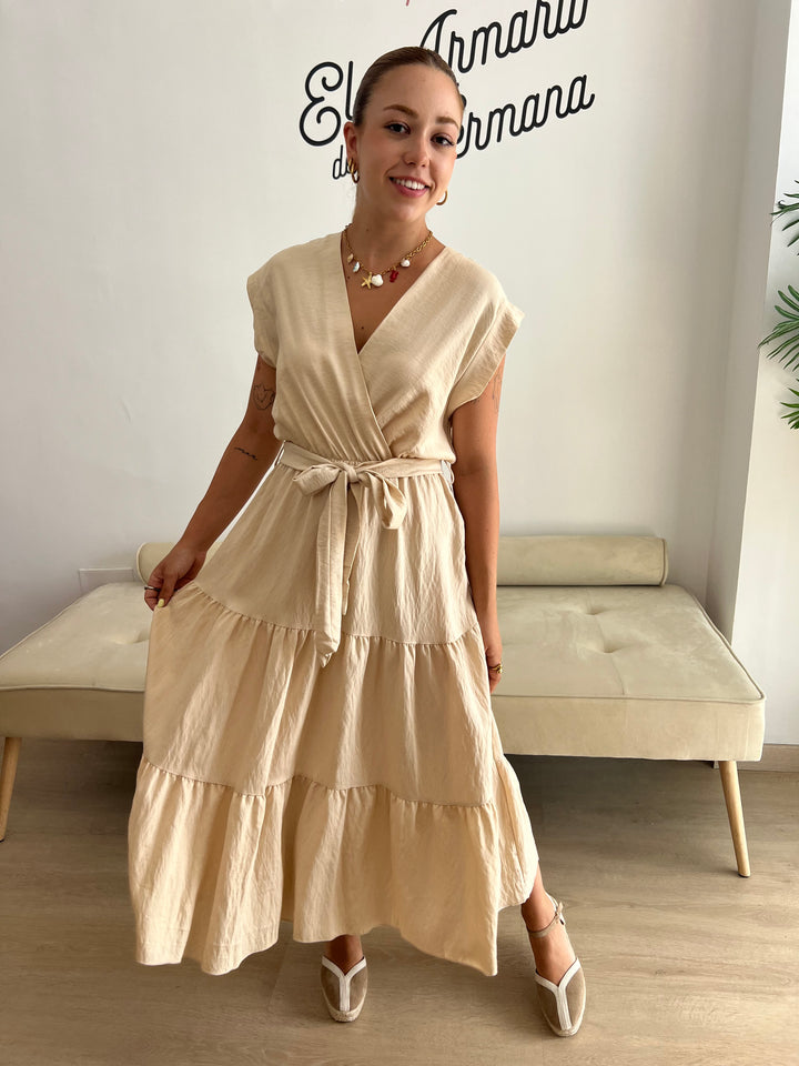 Vestido Mauro beige