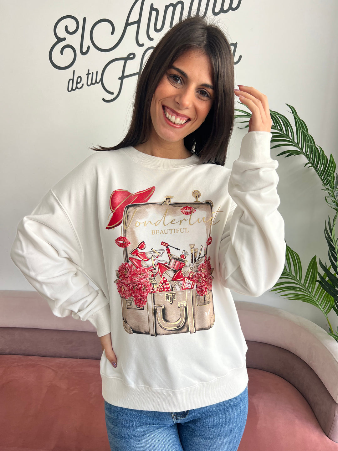 Sudadera Travel blanco