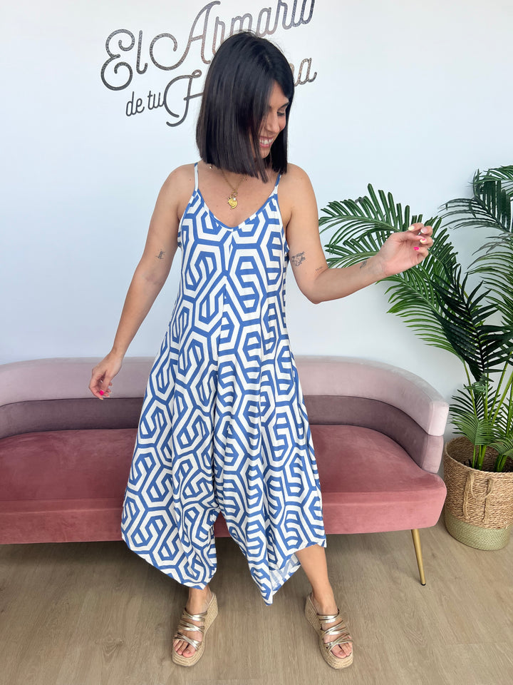 Mono Lady azul