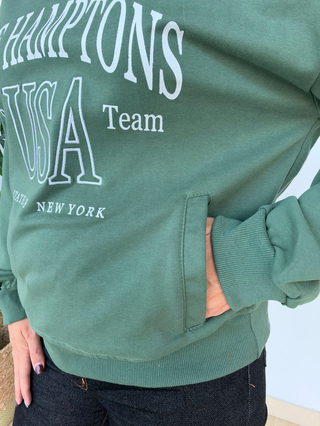 Sudadera Hamptons verde