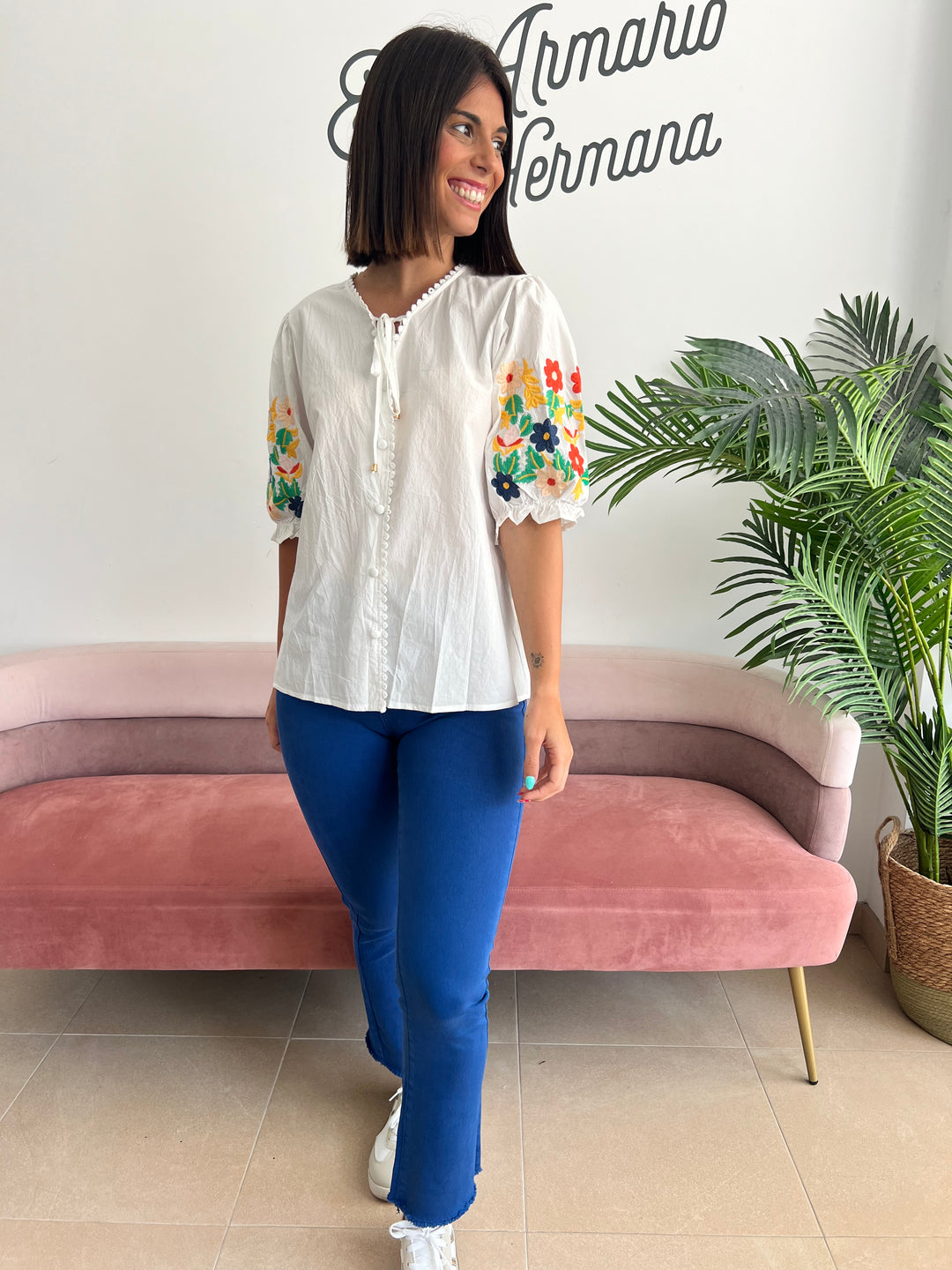 Pantalón Nerea azul