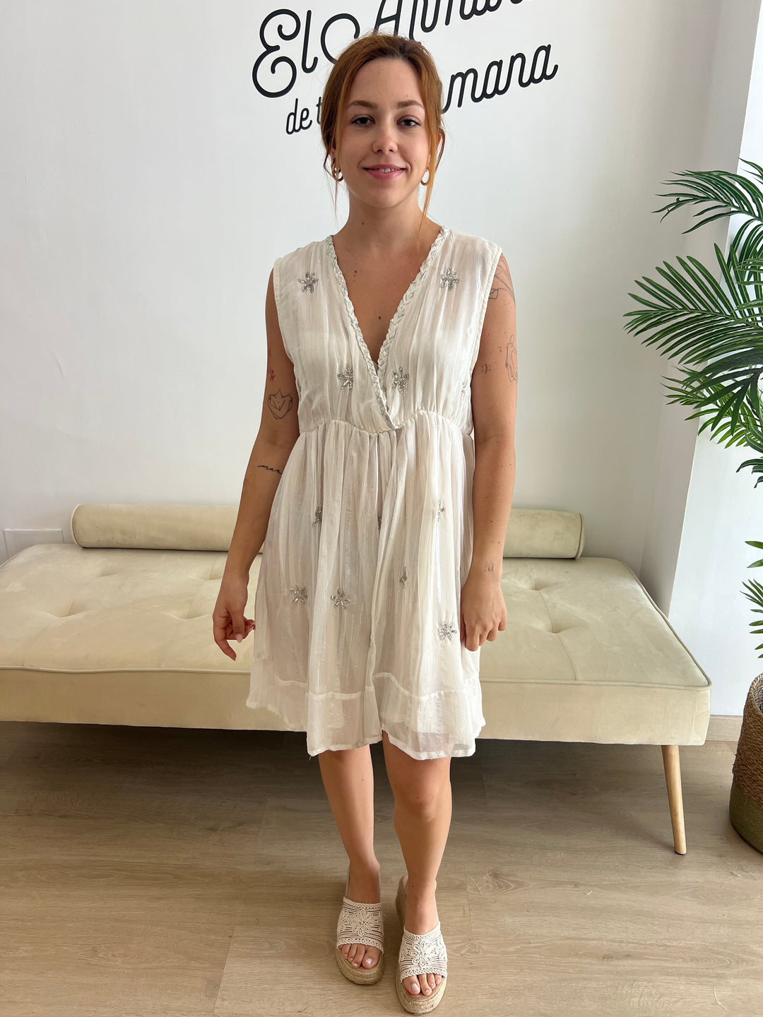 Vestido Lanzarote blanco