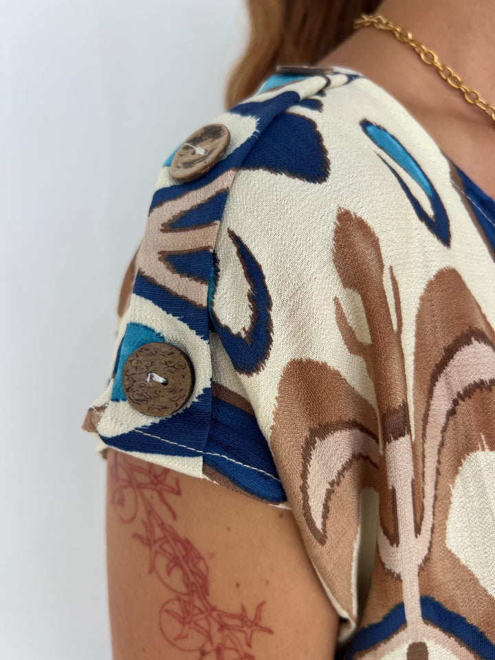 Vestido Morgane azul